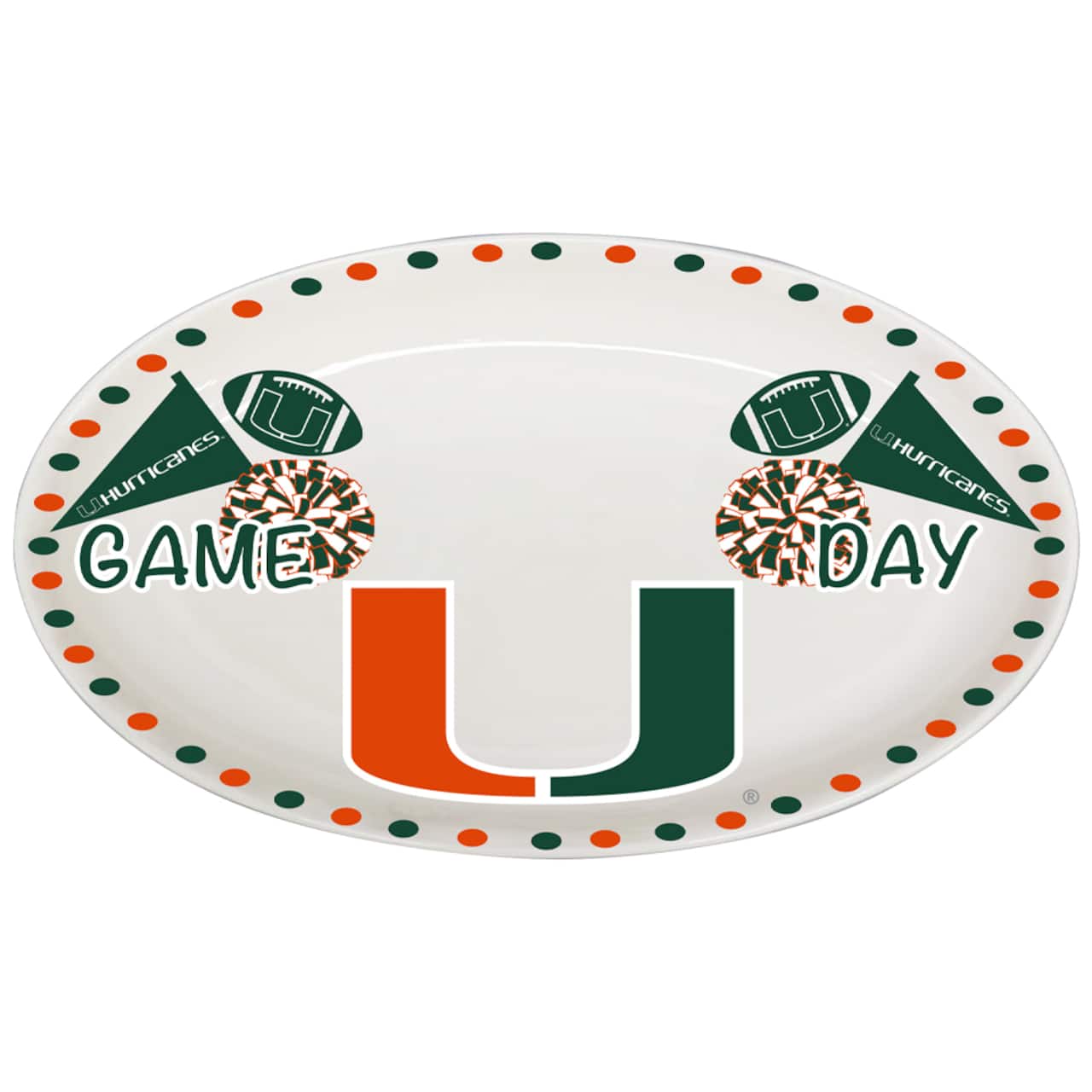 The Memory Company 12" NCAA College Ceramic Platter